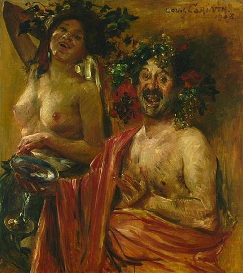 Lovis Corinth Bacchantenpaar oil painting image